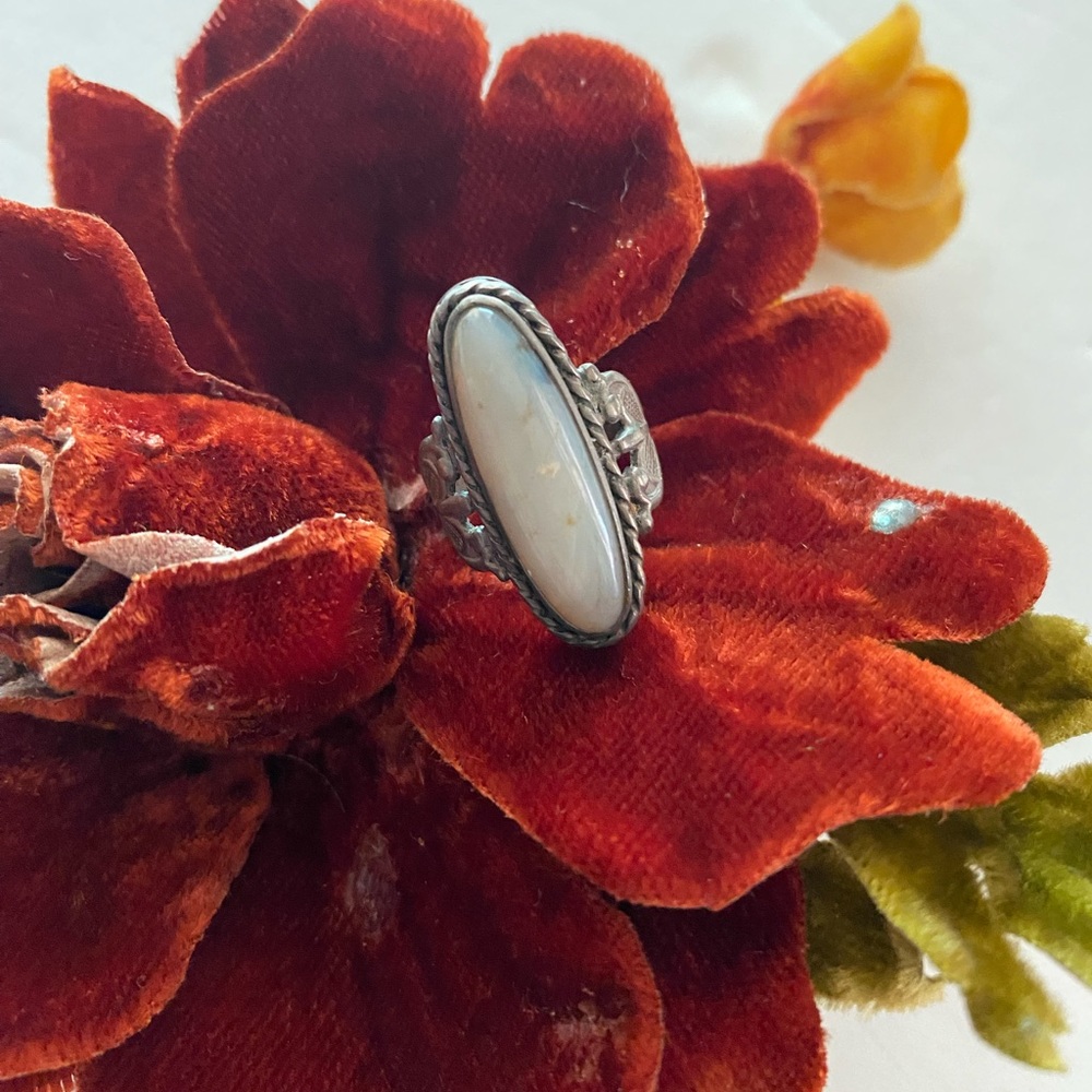Vintage Natural Stone Ring - Picture 1 of 12